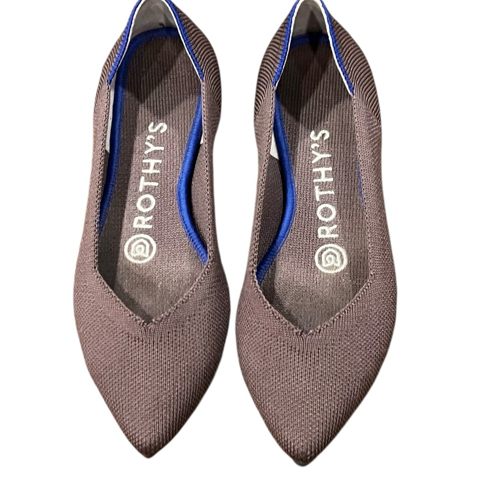 Rothy's Women's Purplish Grey Ballet Flats, Size 5